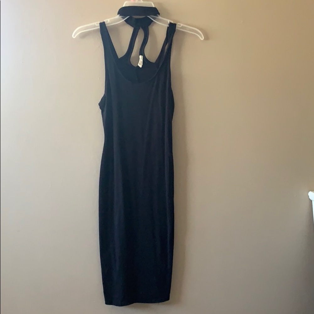 Fitted dress black